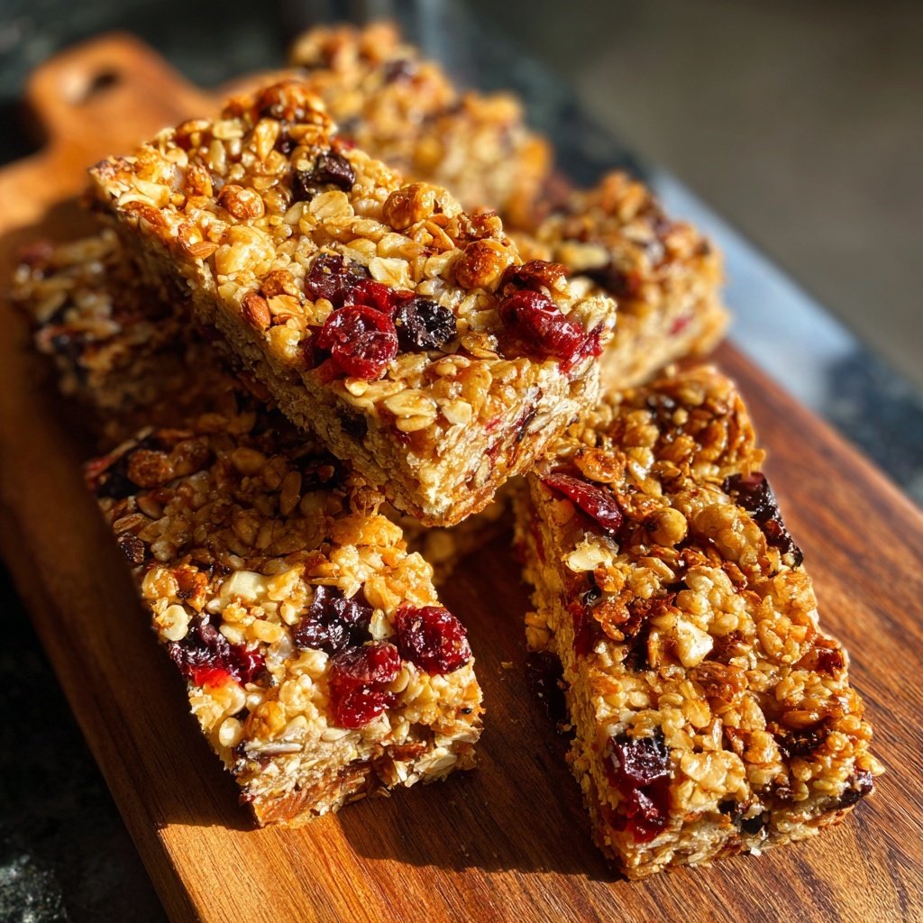 Nutty Oat and Berry Bars