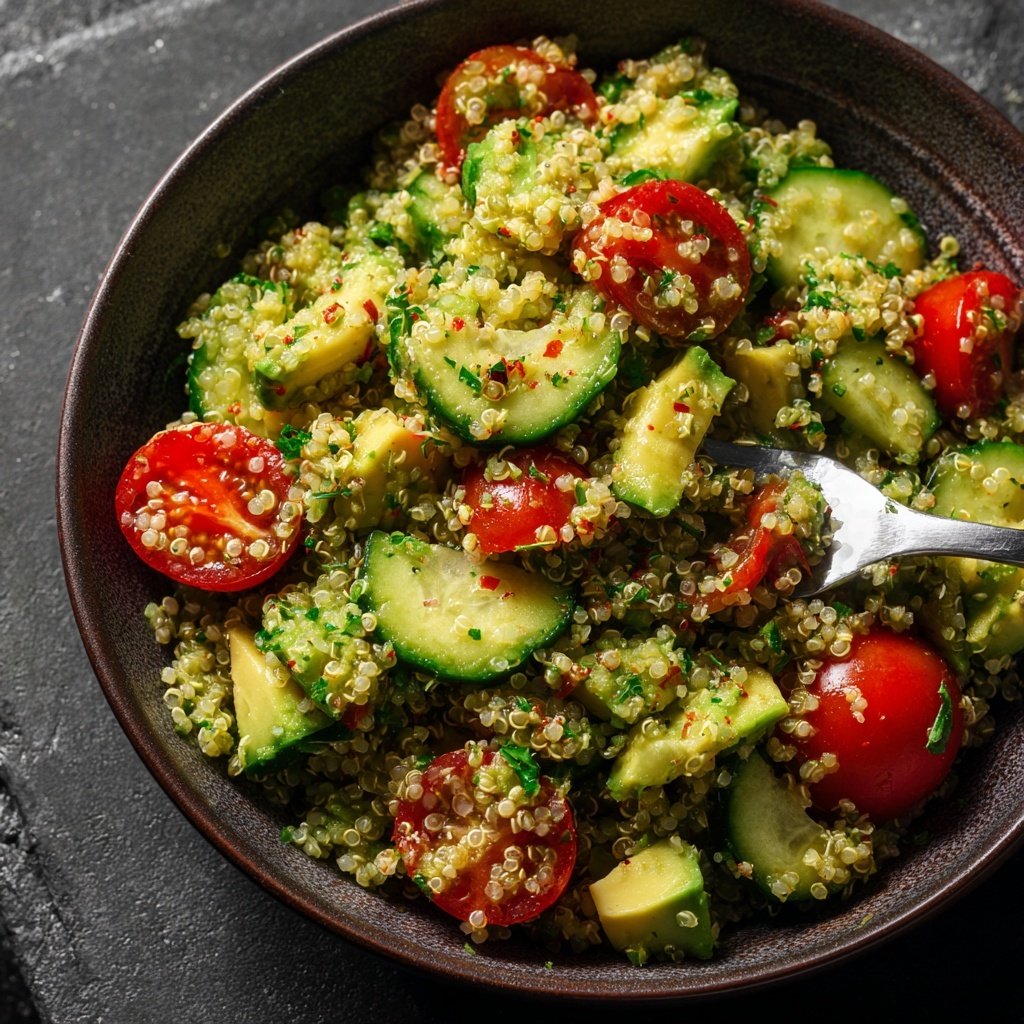 Healthy Avocado Quinoa Salad