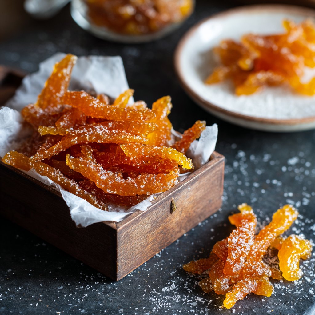 Candied Orange Peel Candy Box