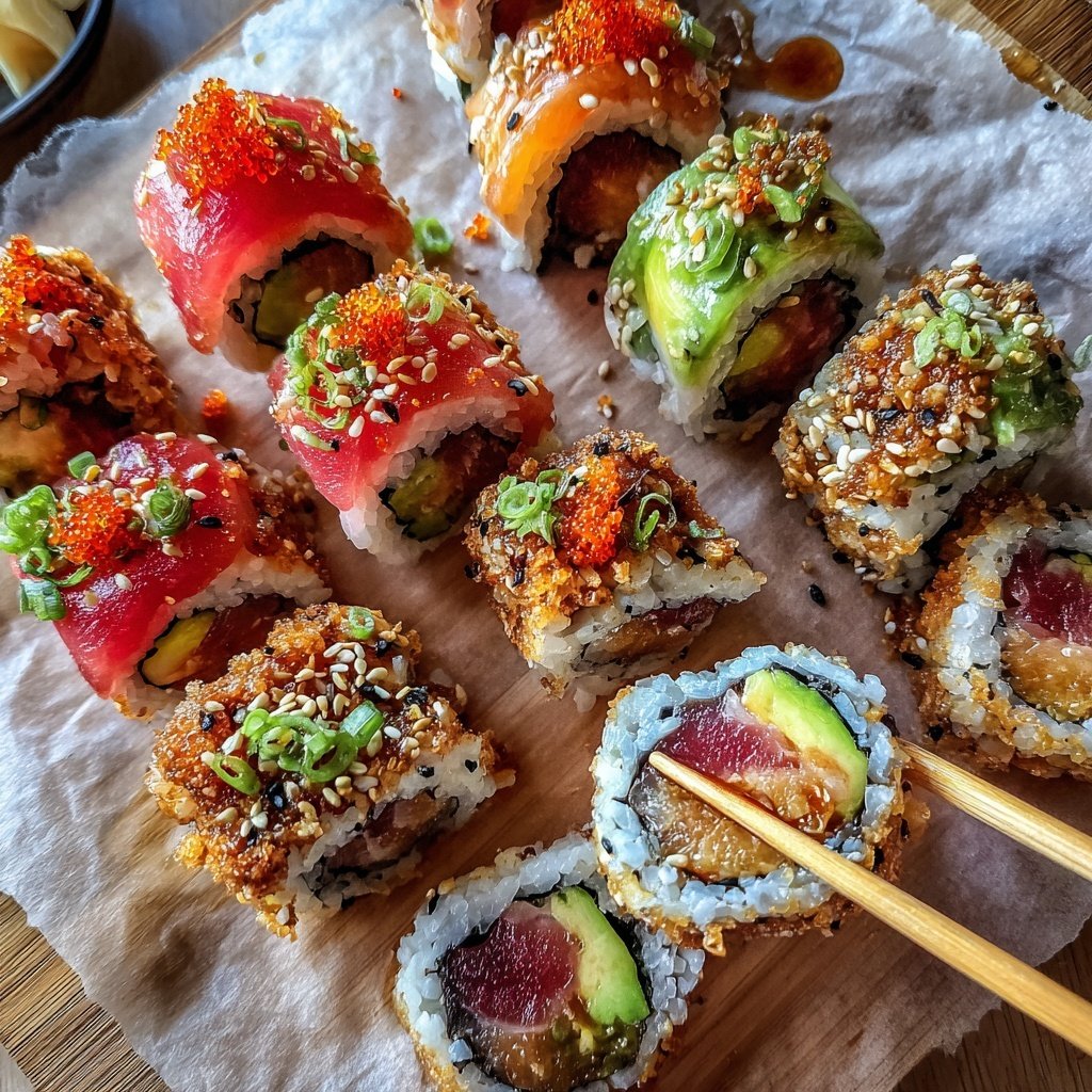 Global Japanese Sushi Rolls