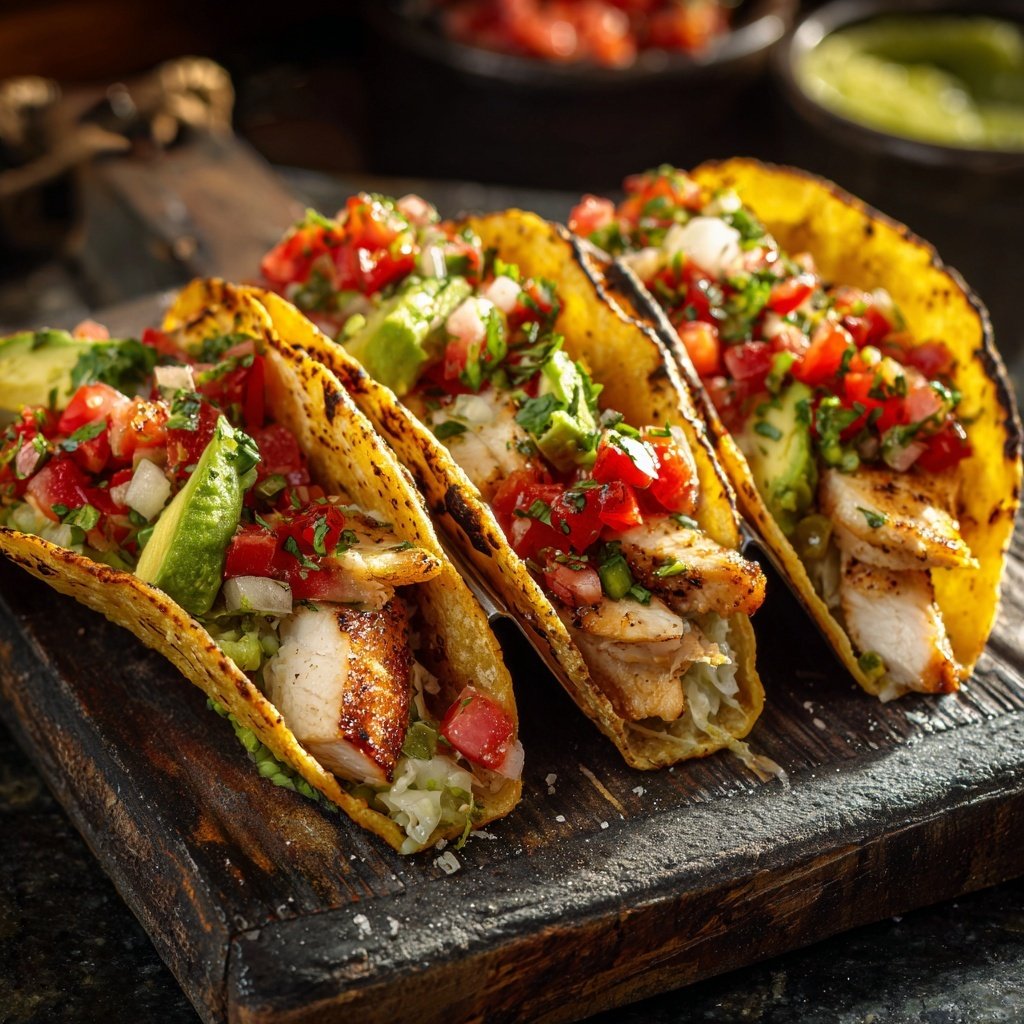 Global Mexican Chicken Tacos