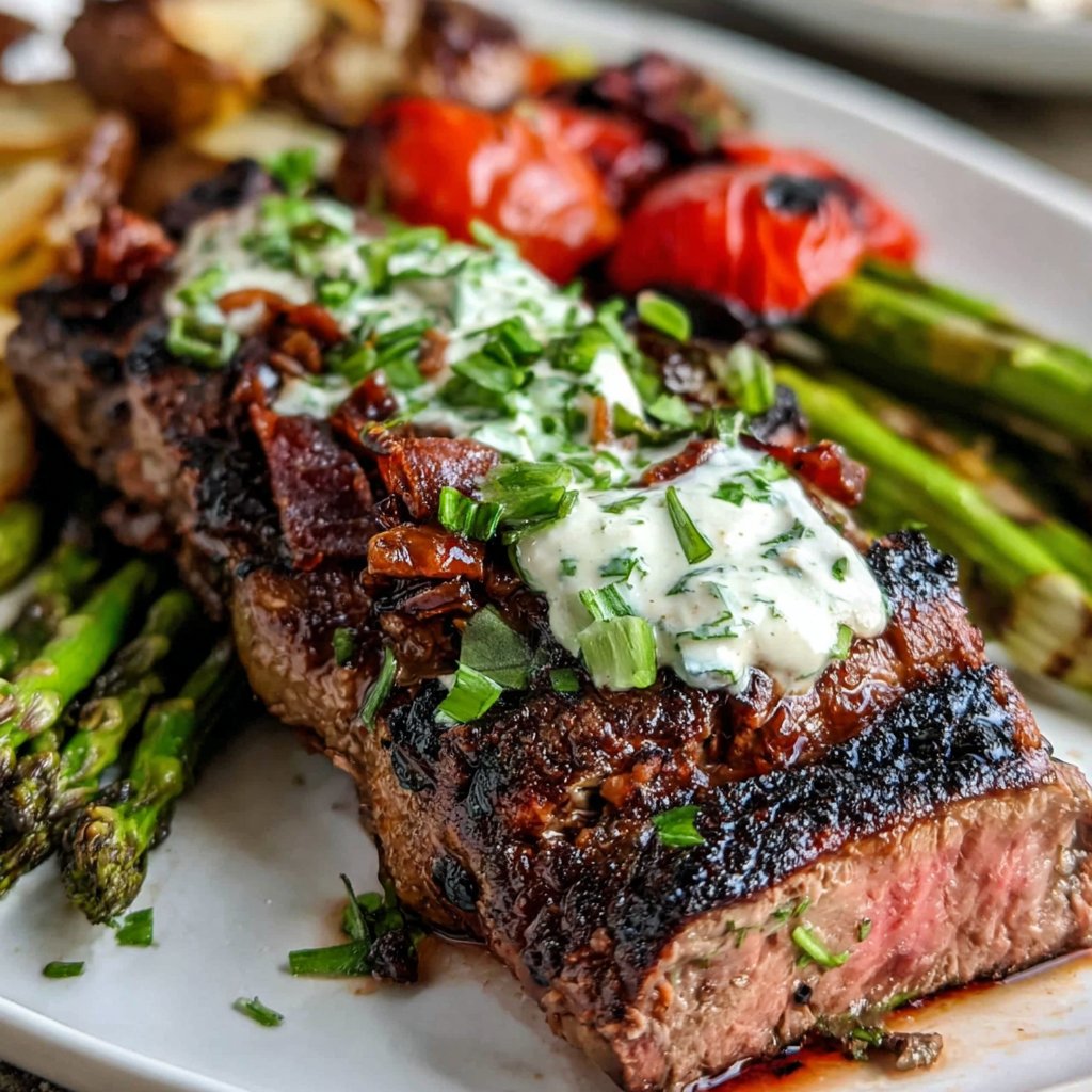 Yogurt Herb Steak Plate