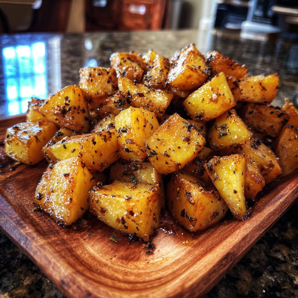 Crispy Balsamic Airfryer Potatoes